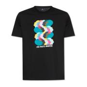 PS By Paul Smith Bomull T-shirt Black, Herr