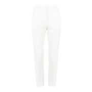 Pinko Cropped Byxor för Kvinnor White, Dam