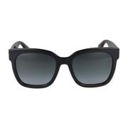 Gucci Stiliga solglasögon Gg0034Sn Black, Dam