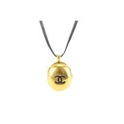 Chanel Vintage Pre-owned Metall chanel-smycken Yellow, Dam