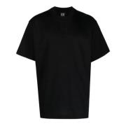 44 Label Group Svart bomull T-shirt med logobrodyr och grafiskt tryck ...