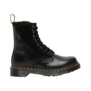 Dr. Martens 1460 Serena Stövlar med Fuskpälsfoder Black, Dam