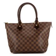 Louis Vuitton Vintage Pre-owned Tyg axelremsvskor Brown, Dam