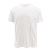 Valentino Vit Crew-neck T-shirt White, Herr