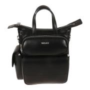 Versace Mini Tote Calf Väskor Black, Herr