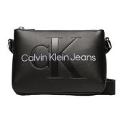 Calvin Klein Jeans Dam Vår/Sommar PU Väska Black, Dam