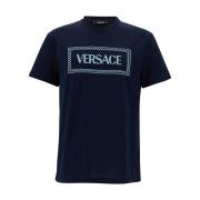 Versace T-shirts och Polos i 90-talsstil Blue, Herr