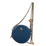 Chanel Vintage Pre-owned Laeder chanel-vskor Blue, Dam