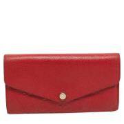 Louis Vuitton Vintage Pre-owned Laeder plnbcker Red, Dam