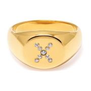 Nialaya Men's Limited Edition X Ring Yellow, Herr