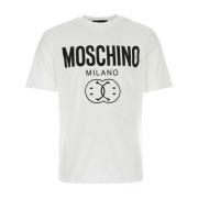 Moschino Vit Smiley® T-Shirt White, Herr