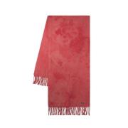 Acne Studios Ull Tie Dye Halsduk Pink, Dam