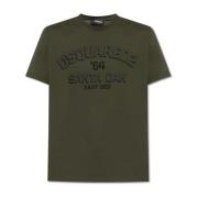 Dsquared2 Tryckt T-shirt Green, Herr