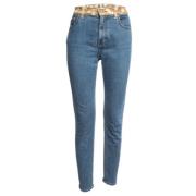 Burberry Vintage Pre-owned Denim jeans Blue, Dam