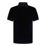 Tom Ford Svarta T-shirts och Polos med TF Logo Black, Herr