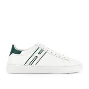 Hogan Vita sneakers med vintagekänsla och modern form White, Herr