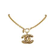 Chanel Vintage Pre-owned Metall chanel-smycken Yellow, Dam