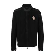 Moncler Stilfull Zip Up Cardigan Black, Herr