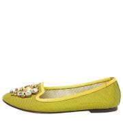 Dolce & Gabbana Pre-owned Pre-owned Mesh lgskor Yellow, Dam