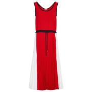 Tommy Hilfiger Återvunnen polyesterklänning för kvinnor Red, Dam