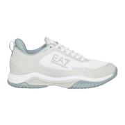Emporio Armani EA7 Stiliga Komfort Sneakers White, Herr