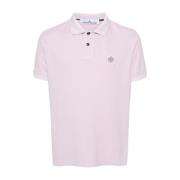 Stone Island Rosa T-shirts och Polos Pink, Herr