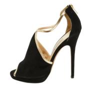 Jimmy Choo Pre-owned Pre-owned Laeder sandaler Black, Dam