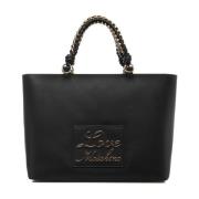 Love Moschino Svart Shopper Väska för Kvinnor Black, Dam