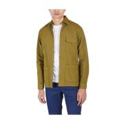 Jagvi. Rive Gauche Khaki Overshirt Brown, Herr