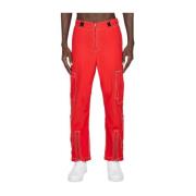 Noma t.d. Flight Pants - Japansk Street Style Red, Herr