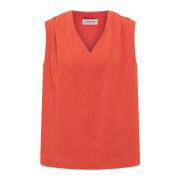 Lanvin Top SS - Stilfull och Trendig Red, Dam