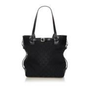 Gucci Vintage Pre-owned Laeder totevskor Black, Dam