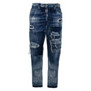 Dsquared2 Slim-fit Herr Denim Jeans Blue, Herr