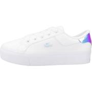 Lacoste Platform Sneakers för modeframåt kvinnor White, Dam