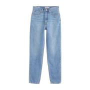 Levi's Jeans med hög midja, avslappnad passform och smalnande ben Blue...