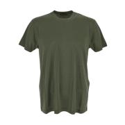 Tom Ford Crewneck T-shirt i bomull och lyocell Green, Herr
