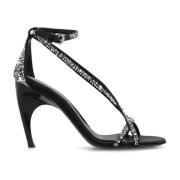 Alexander McQueen Armadillo klack sandaler Black, Dam