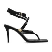 Versace Jeans Couture Sandaler med klack Black, Dam