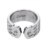 Cartier Vintage Pre-owned Vitt guld ringar Gray, Dam