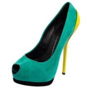 Giuseppe Zanotti Pre-owned Pre-owned Laeder klackskor Green, Dam