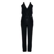 Kocca V-ringad Casual Jumpsuit Black, Dam