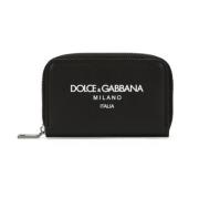 Dolce & Gabbana Tryckt Plånbok Black, Herr
