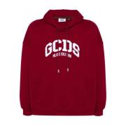 Gcds Urban Logo Hoodie Red, Herr