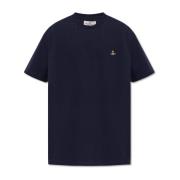 Vivienne Westwood T-shirt med logotyp Blue, Herr
