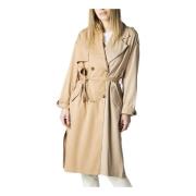 ONLY Beige Kavaj med Reverskrage - 100% Polyester Beige, Dam