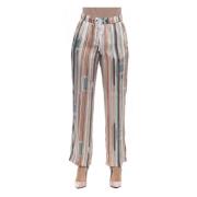 Peserico Stiliga Multifärgade Polyester Jeans & Byxor Multicolor, Dam