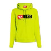 Diesel S-Ginn hoodie Green, Herr