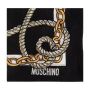 Moschino Tryckt silkeshalsduk Multicolor, Unisex