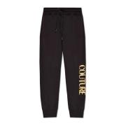 Versace Jeans Couture Sweatpants med logotyp Black, Herr