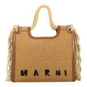 Marni Bohemian Style Tote Bag Brown, Dam